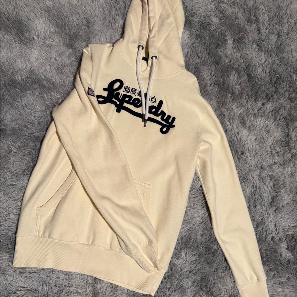 Superdry Cream Hoodie for men